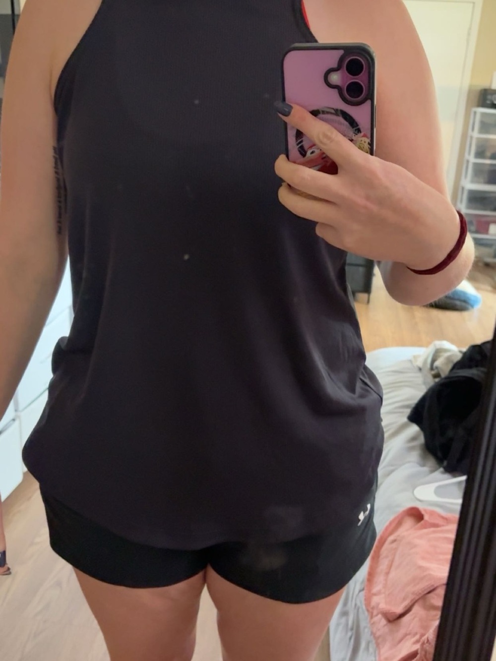 Nike Women's Racerback Ribbed Tank Top - Picture 5 of 5